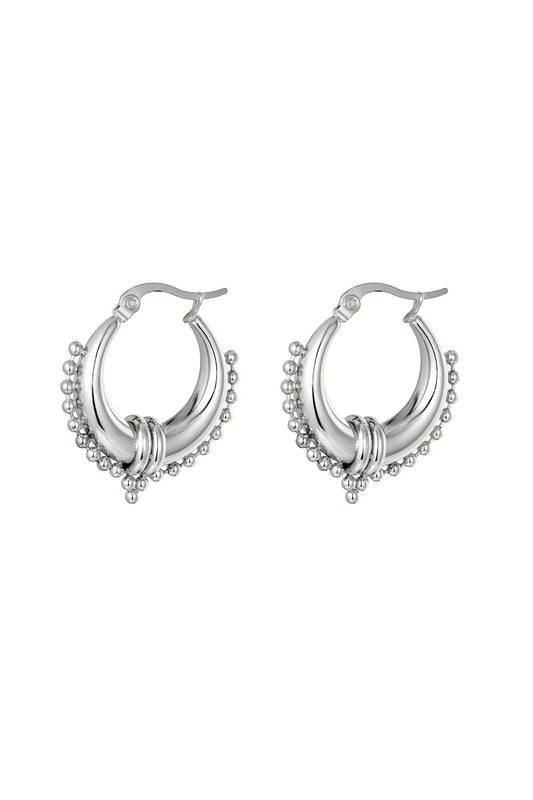 Oorbellen Bali - Zilver