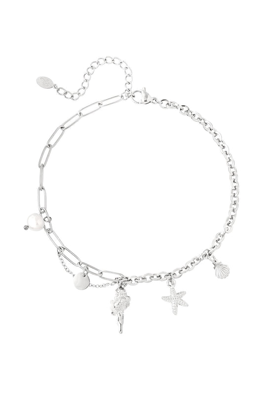 Enkelbandje bedels - Zilver