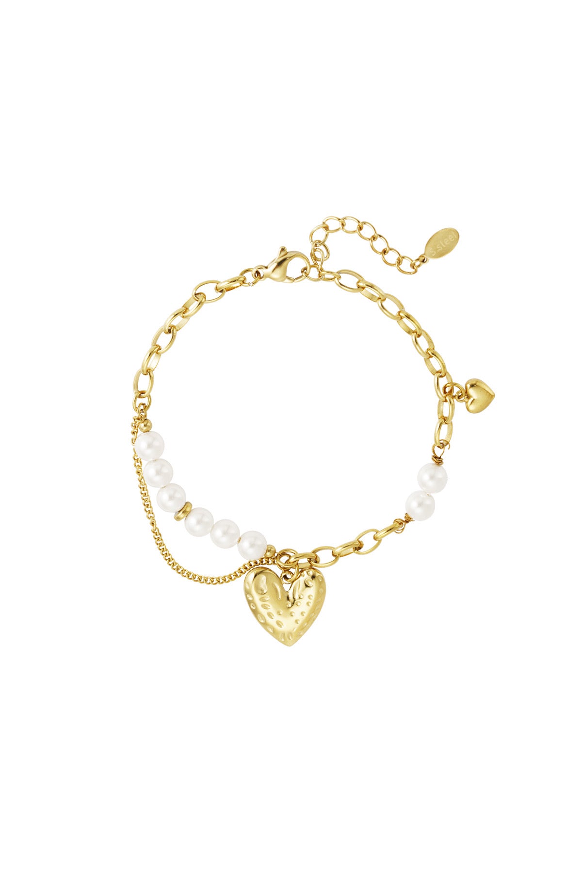 Armband Lovely pearls - Goud